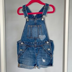 Baby Gap Jean Overall Shorts - Size 4
